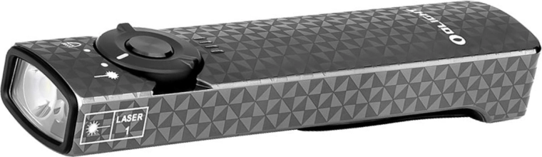 Olight Arkfeld Pinwheel Gunmetal Grey latarka EDC z zielonym laserem