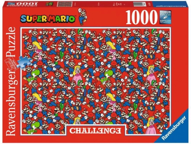 Puzzle Ravensburger Super Mario Bros wyzwanie 1000 elementów