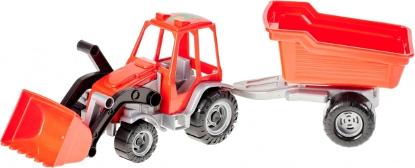 Traktor z ładowaczem i przyczepą - model 138