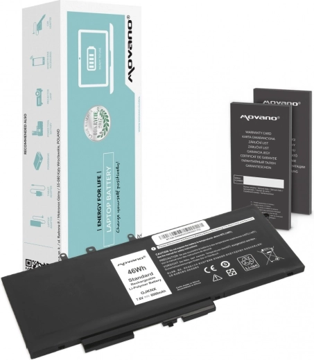 Bateria Movano do Dell Latitude 5280/5480/5490/5590 6000 mAh (46 Wh)