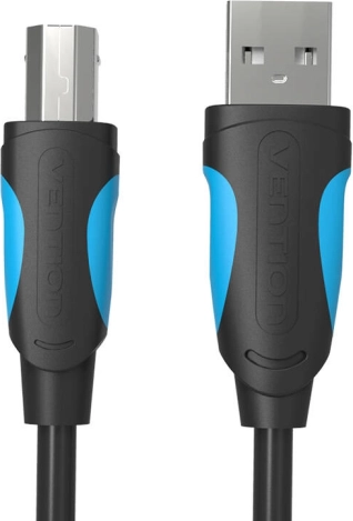 Kabel USB 2.0 A do drukarki USB-B Vention VAS-A16-B100 1 m czarny