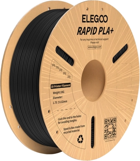 Filament ELEGOO Rapid PLA+ czarny 1,75 mm 1 kg
