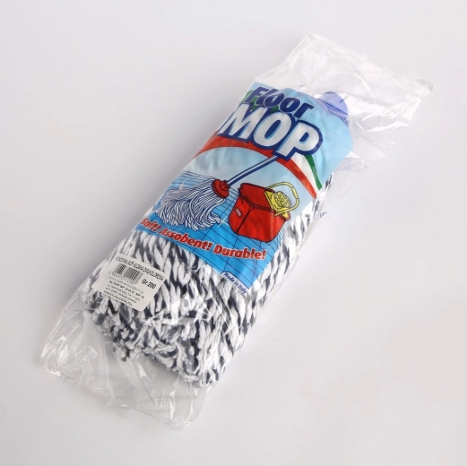 Dwukolorowa bawełniana końcówka mopa 200 g