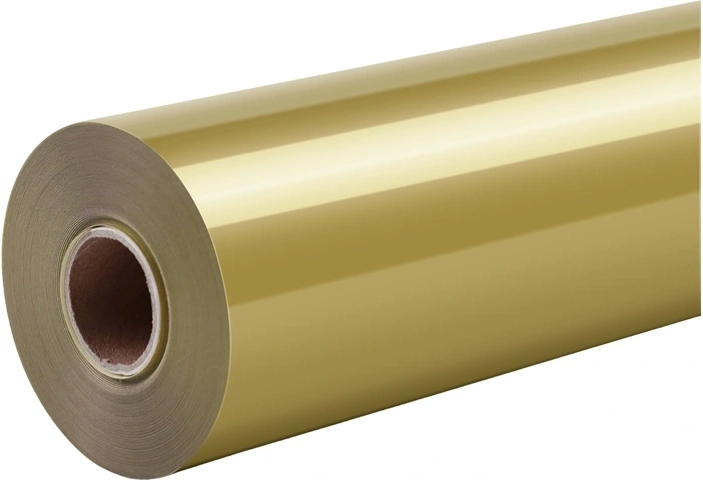 Folia termotransferowa HTVRONT Pure złota 30,5 cm × 1,8 m