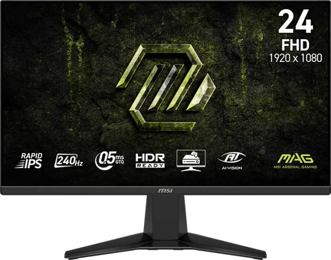 Monitor 23,8" MAG 245F, LED, Full HD, 240 Hz, czarny