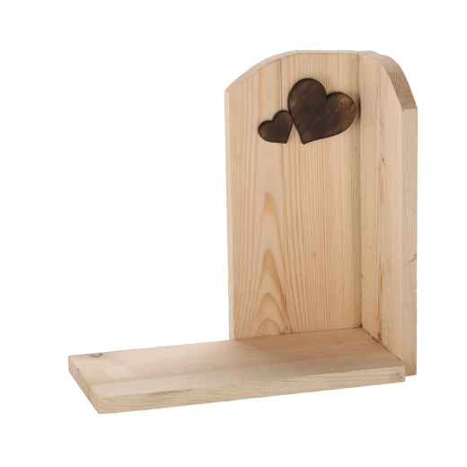 Drewniana podstawa pod świeczkę i kompozycję kwiatową