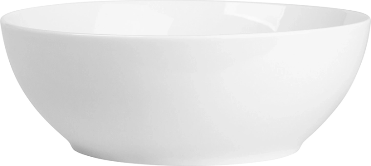 MariaPaula Klasyka biała porcelanowa misa sałatkowa okrągła 23 cm 1750 ml