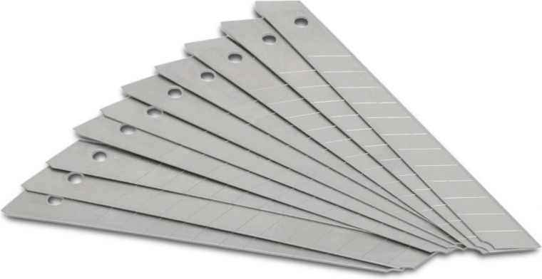 Zapasowe ostrza łamane 9 mm – 10 sztuk