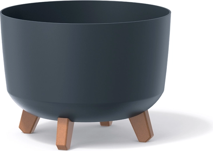 Donica na rośliny z nogami Gracia Standard 39 cm antracyt