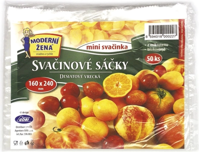 Woreczki śniadaniowe 16 × 24 cm, 50 szt.