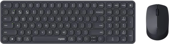 Bezprzewodowy zestaw klawiatury i myszy Rapoo 9310M czarny