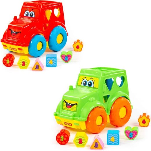 Dziecięcy traktor – sorter kształtów Polesie - 1 szt.
