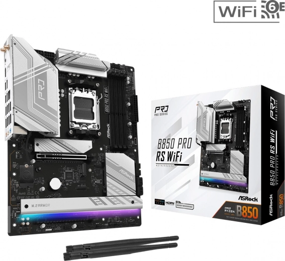 asrock b650 pro rs wifi (am5, ddr5, atx) gamingowa płyta główna