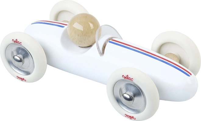 Vilac drewniane auto Grand Prix vintage białe