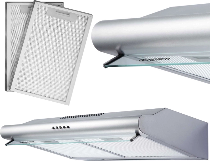 Okap podszafkowy 60 cm Berdsen BE-10A Inox