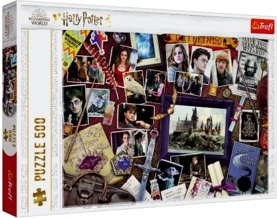 Puzzle Harry Potter 500 elementów Zabytki z Hogwartu Trefl