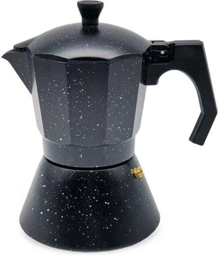 Maestro granitowa kawiarka moka do espresso 300 ml (6 filiżanek)