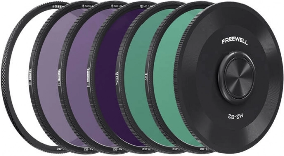 Zestaw magnetycznych filtrów Freewell M2 Quick Swap 82 mm (ND8/ND64/ND1000/CPL/UV)
