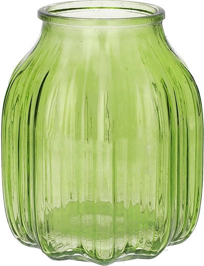 Wazon Suko zielony transparentny 16 cm