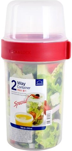 Pojemnik na żywność LOCK&LOCK 2w1 1070 ml (760 + 310 ml)