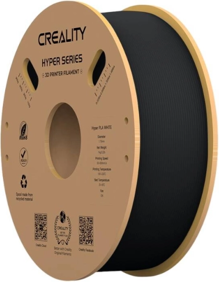 Filament Creality Hyper PLA, czarny, 1,75 mm, 1 kg