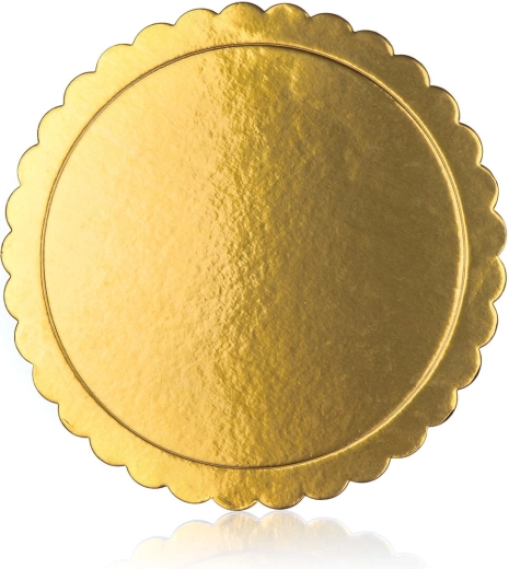 Dwustronna złota podkładka pod tort 30 cm