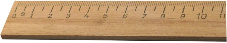 Drewniana linijka 500 mm KMITEX
