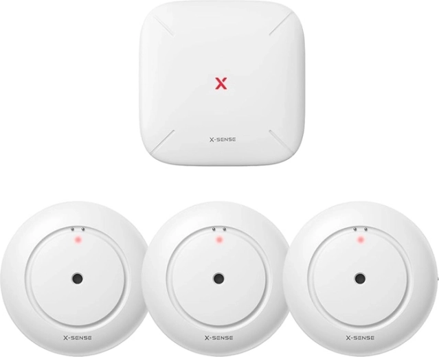 X-Sense inteligentny czujnik wycieku wody SWS54 (baza SBS50 + 3× SWS51)