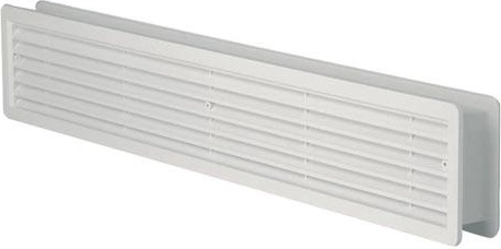 Drzwiczka wentylacyjna z tworzywa sztucznego 500 × 90 mm, biała (2 szt.)