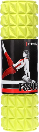 Wałek piankowy do masażu HMS FS205 45 cm – żółty