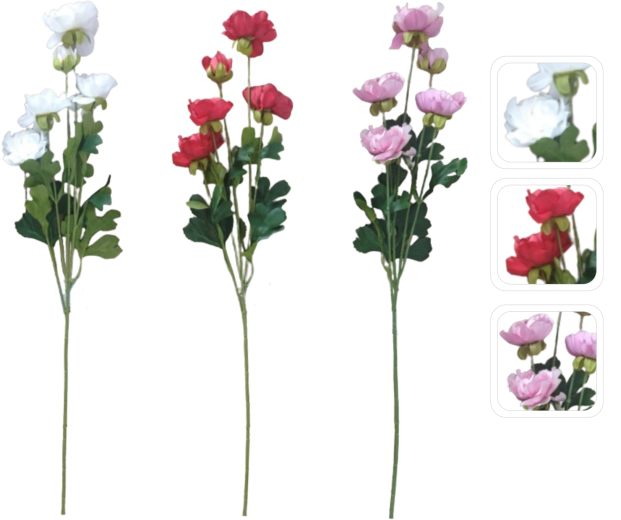 Sztuczna gałązka jaskra w miksie kolorów