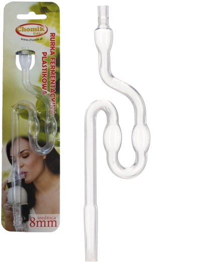 Plastowa rurka fermentacyjna 8 mm do domowego fermentowania