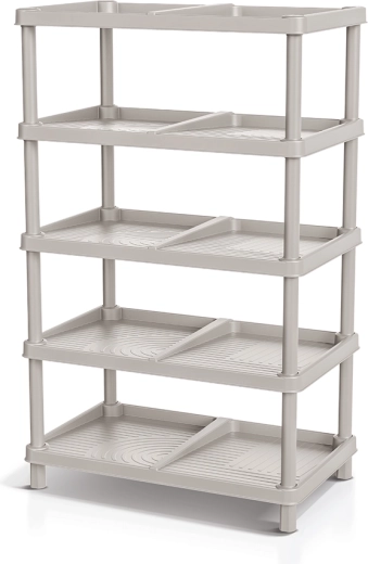 Regał na buty TASSY RACK jasnobrązowy