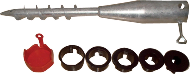 Wkręt gruntowy 520 × 68 mm ocynkowany