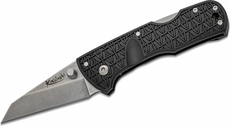 Cold Steel Kiridashi nóż kieszonkowy 6,4 cm stonewash czarny Griv-Ex