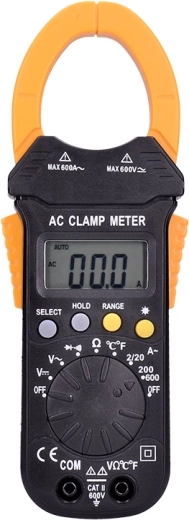 Solight multimetr cęgowy AC/DC 600 V, AC 600 A z pomiarem temperatury