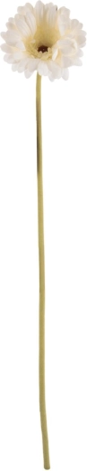 Sztuczny kwiat Gerbera biała 61 cm