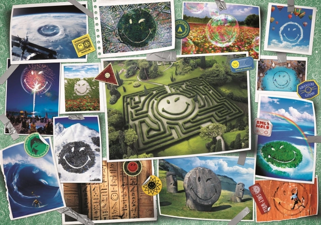 Puzzle Smiley: Uśmiechnięte fotki 1000 elementów