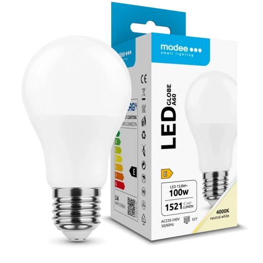 Żarówka LED Globe A60 13,8 W E27 360° 4000 K 1521 lm