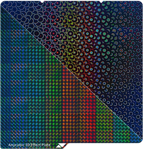 Dwustronna płyta do druku 3D z efektami Phantom i Sphere do Anycubic Kobra S1 / S1 Combo