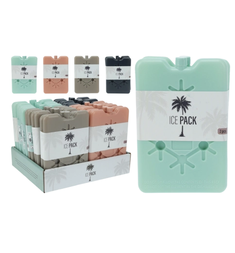 Zestaw wkładów chłodzących do lodówek turystycznych i toreb termoizolacyjnych (2 szt.)