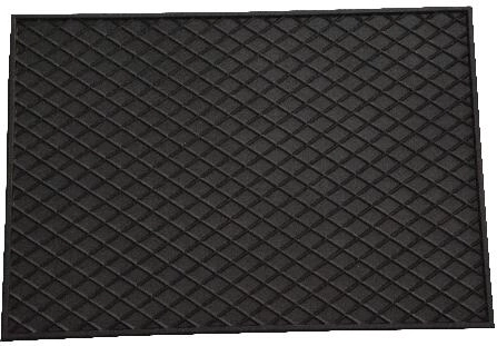 Gumowa wycieraczka 40 × 50 cm – duża, czarna