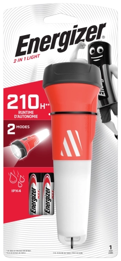 Energizer 2 w 1 ręczna latarnia kempingowa i lampka nocna - 1 sztuka