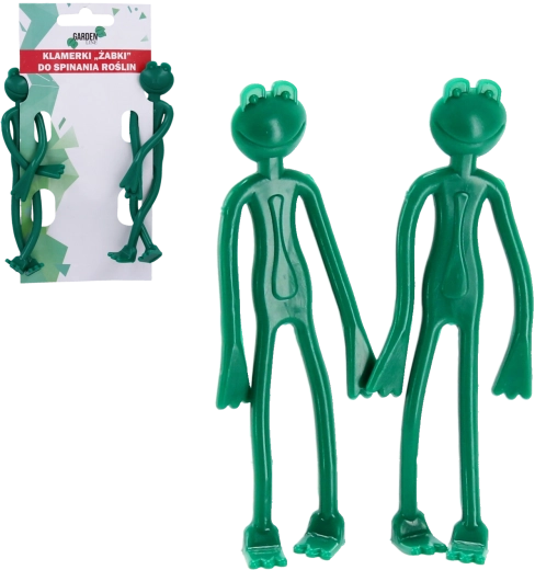 Zestaw klipsów do roślin Żabka 13,5 cm – 2 szt.