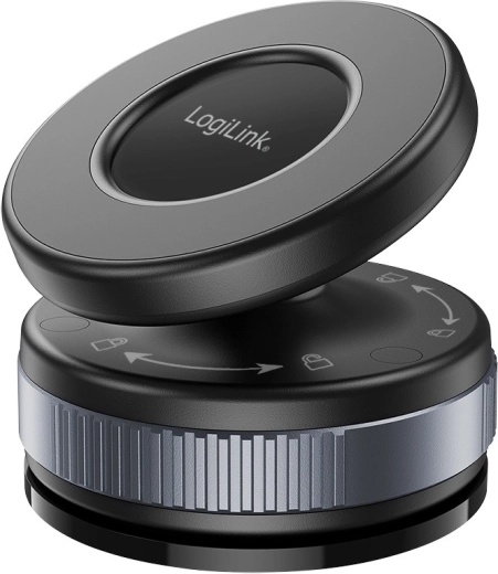 Magnetyczny uchwyt na smartfon z przyssawką i silnym magnesem