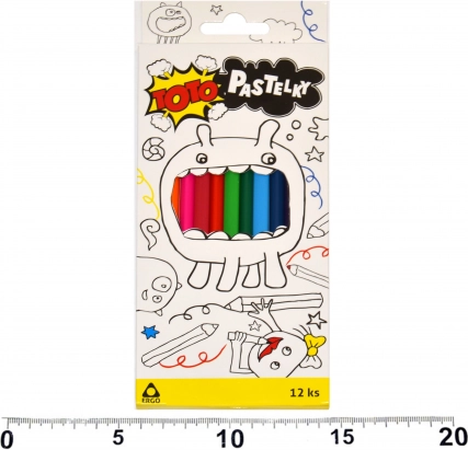 Trójkątne kredki ERGO 12 szt.