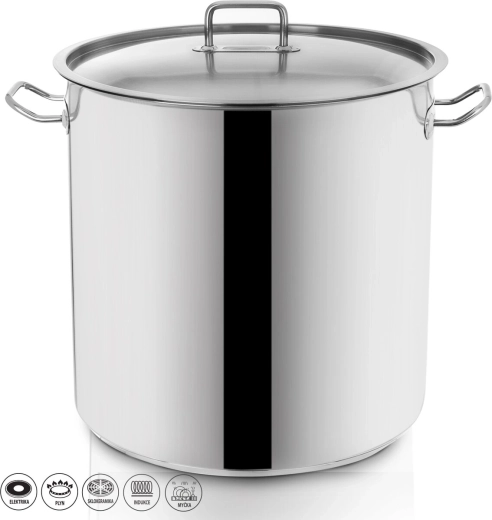 Garnek ze stali nierdzewnej STOCK 50 l z pokrywą