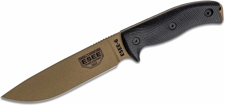 ESEE Model 6 nóż stały 16,5 cm, rękojeść G10, pochwa