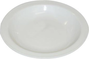 Głęboki talerz plastikowy 23 cm biały
