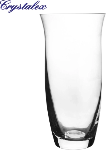 Szklany wazon przezroczysty 25,3 cm